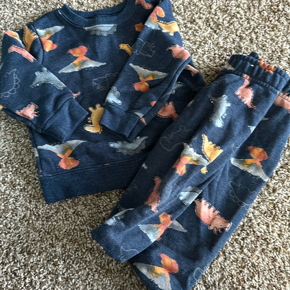 Baby boy 2 piece Dino set
